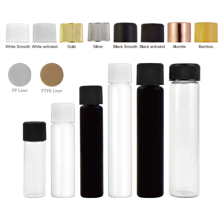 Child Resistant Small Clear Borosilicate Doob Vial Joint Blunt Glass Tube Manufacturers picture